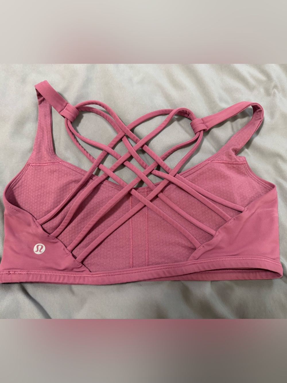 lululemon athletica Strappy Sports Bra in Dusty Rose